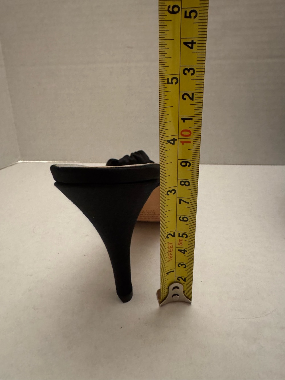 Hollywould Italian Baja Satin Stiletto Mules - Quiet Luxury Vintage EU 37 - Picture 10 of 12